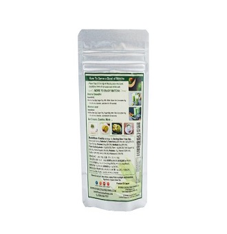 USDA / JAS – Organic Japanese Matcha Tea - back