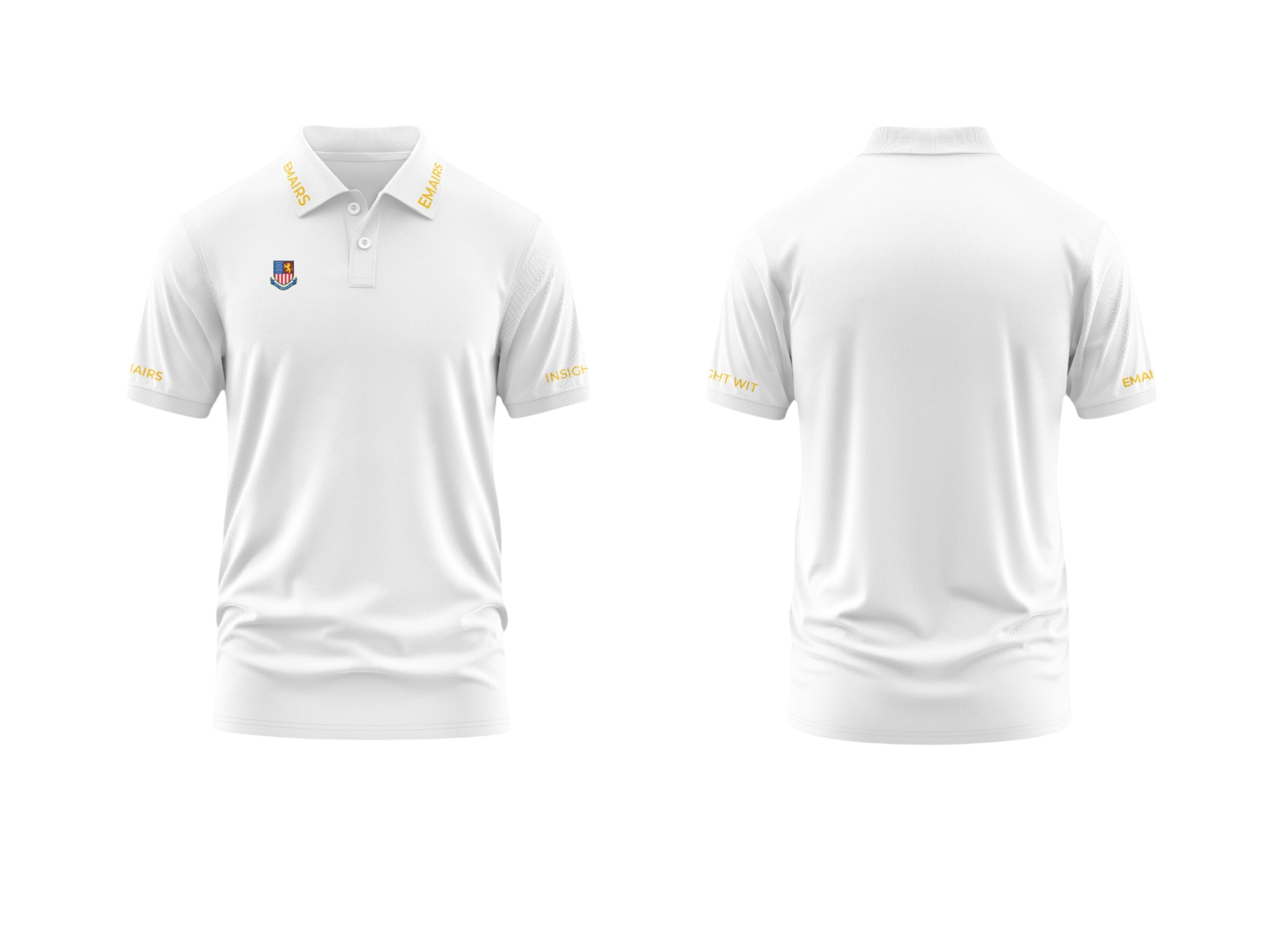 White Kit T-Shirt EMAIRS Brand signature apparel apr 14th 2026 1st-Photoroom - Pure Ceylon Items